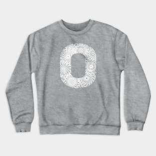 Letter O Crewneck Sweatshirt